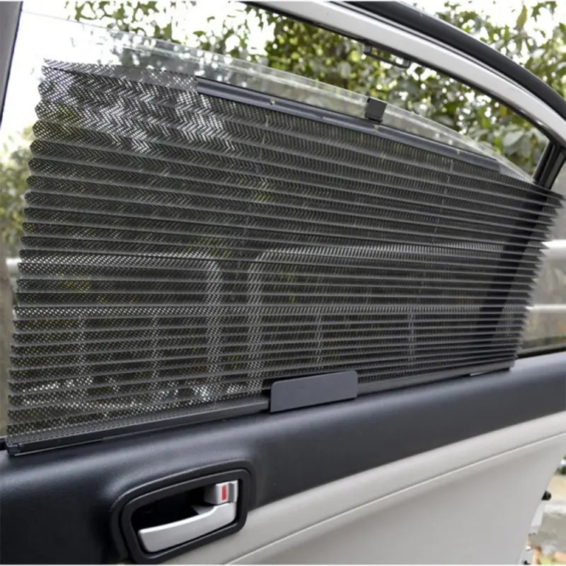 Auto Schattierung Vorhang Seite Fenster emi-schattierung Sonnenschirm Seite Fenster Mesh Sonnenblende Sommer Schutz Auto Seite UV Schutz vorhang