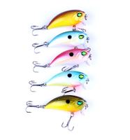 6 pièces/ensemble Mini leurre de pêche Crankbait 4,8 cm 8 g Wobbler Crank Bait Faux leurres de pêche japonais Livraison gratuite