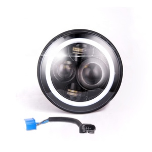 7 pouces Auto <span class=keywords><strong>Phare</strong></span> Conduite Lumières Projecteur Blanc Anf Jaune DRL Haut Bas Faisceau <span class=keywords><strong>Led</strong></span> Phares Haute Puissance <span class=keywords><strong>Led</strong></span> Auto Phares - Product Image 2