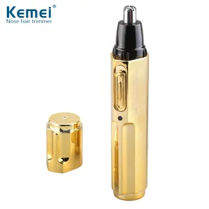 Kemei KM-6616 पेशेवर बिजली नाक और कान के बाल Trimmer बैटरी थोक