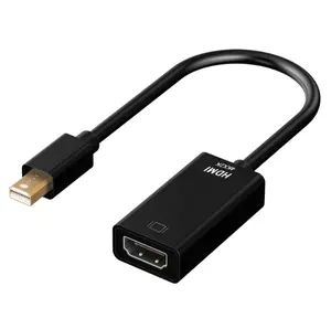 Magelei cavo adattatore Mini DisplayPort a HDMI 4K placcato in oro convertitore Mini DP a HDMI compatibile per MacBook Pro MacBook Air