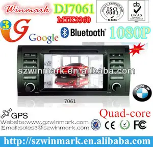 DJ7061 7 de coches reproductor de DVD "pantalla táctil LCD para BMW E39/X5/E53 MTK3360 (Win CE 6.0) Canbus/GPS/BT/RDS/Radio/TV/I