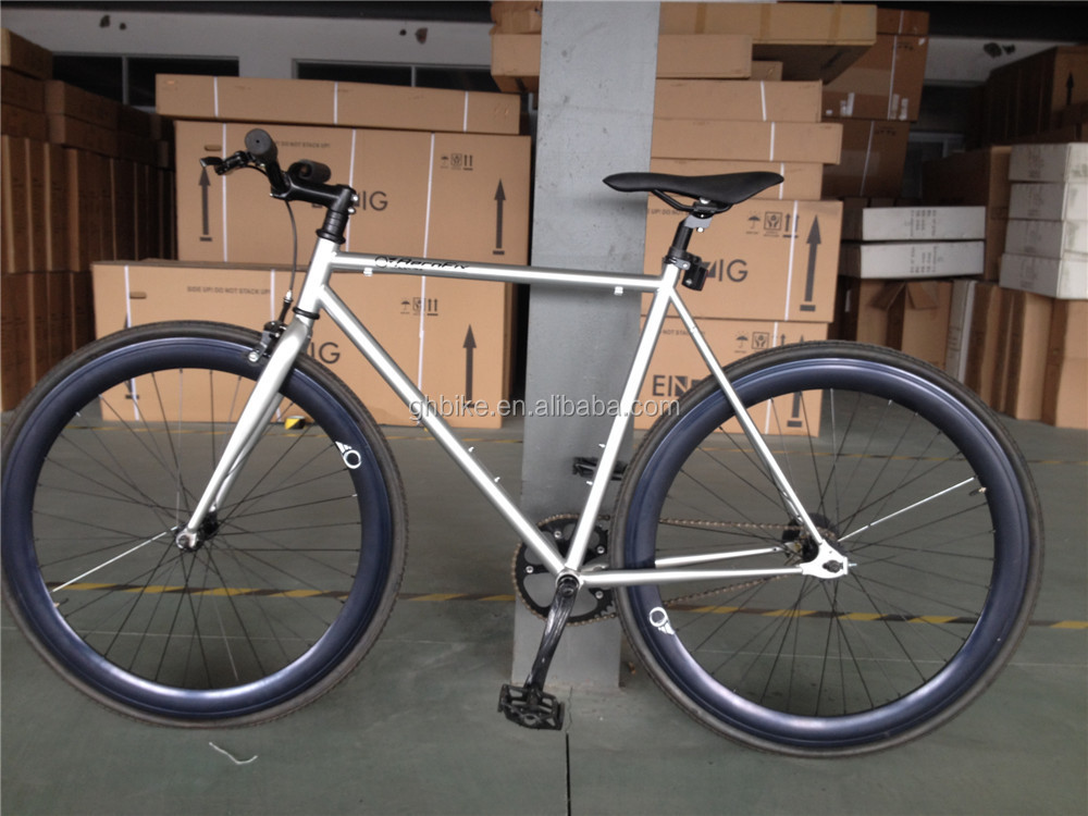 クロームカラー Purefix フィクシー自転車 シングルスピードアルミリム