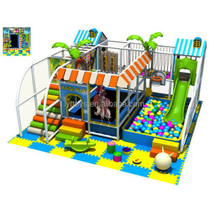 Aire de jeu Happy zone pour enfants, en bois, équipement d'intérieur, terrain de jeux utilisé, diapositives, 1 pièce - Product Image 4
