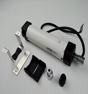 Yilian مخصص عالية الجودة خارج 80 مللي متر الميكانيكيه الألومنيوم في الهواء الطلق الحاجب اللفاف مع ستائر النوافذ - Product Image 4