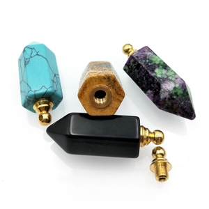 Véritable mini bouteille sculptée Pendentif cendres en <span class=keywords><strong>pierre</strong></span> <span class=keywords><strong>naturelle</strong></span> Turquoise Charmes de crémation Pendentifs de mode - Product Image 1