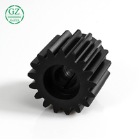 Guangzhou Pabrik Mesin Selflubrikasi Nilon Aus PA66 Gear Rack Plastik Pinion Gigi Silinder