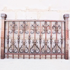 Conception <span class=keywords><strong>de</strong></span> garde-corps en fer forgé, panneau <span class=keywords><strong>de</strong></span> <span class=keywords><strong>balcon</strong></span> <span class=keywords><strong>de</strong></span> jardin en acier galvanisé, clôture métallique - Product Image 6
