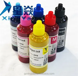 Dye ink sublimation ink for heat transfer press