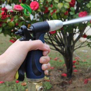 Di vendita caldo della gomma a vapore del metallo a getto d'acqua spruzzatore nebbia jet tubo da giardino spruzzo auto pistola ad acqua di lavaggio