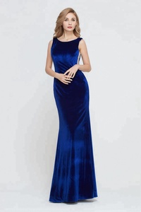 Vestido <span class=keywords><strong>de</strong></span> <span class=keywords><strong>Dama</strong></span> <span class=keywords><strong>de</strong></span> <span class=keywords><strong>Honor</strong></span> <span class=keywords><strong>de</strong></span> Terciopelo Estilo Sirena para Fiesta <span class=keywords><strong>de</strong></span> Graduación, Boda o Evento Formal, Largo hasta la Rodilla, Todos los Colores, Nuevo <span class=keywords><strong>2023</strong></span> - Product Image 6