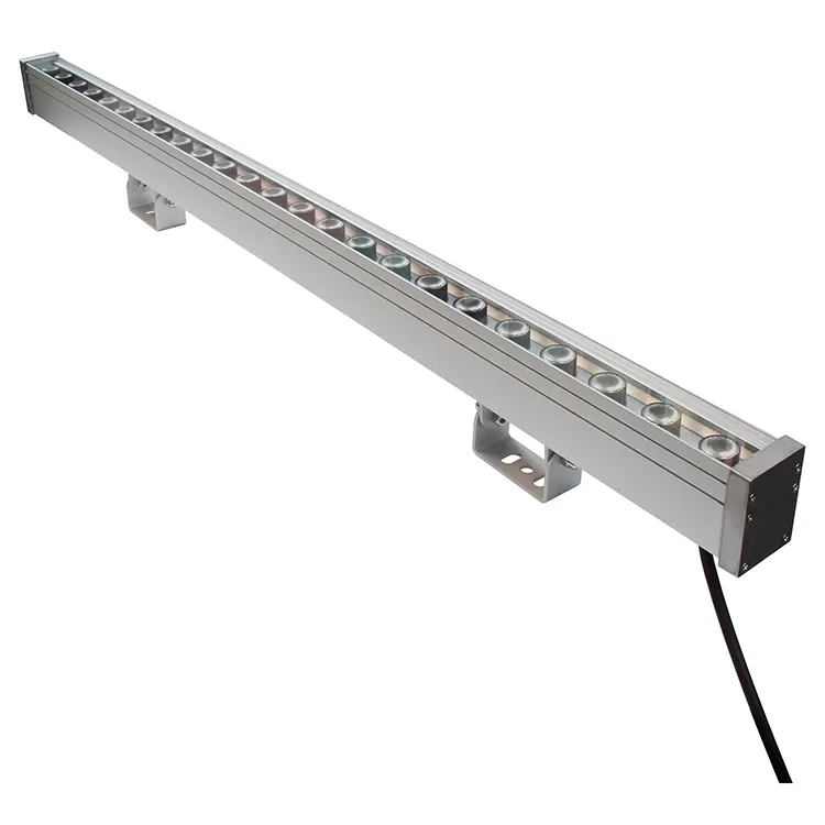 DMX Luz Linear 24W IP65 Com Controle de Pixel RGB LED Da Arruela Da Parede À Prova D' Água