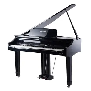 Mini Piano! 88 Toetsen Grand Piano Black Polish Met Bluetooth Functie (HD-W086M)