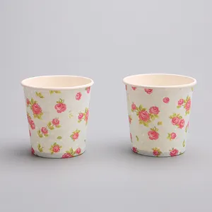 China coffee and disposable custom printing paper tea cup