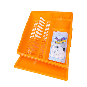 Good Quality Plastic <strong>Dish</strong> <strong>Drainer</strong> Rack <strong>With</strong> <strong>Drip</strong> <strong>Tray</strong> - Product Image 4