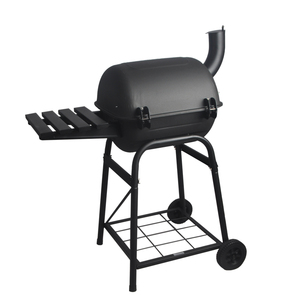 SEJR carbón vegetal negro barril de la parrilla de <span class=keywords><strong>barbacoa</strong></span> con <span class=keywords><strong>chimenea</strong></span> 92x56x52x107 cm - Product Image 2