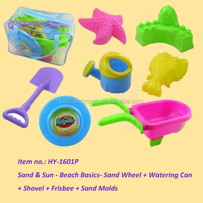 Strand Spielzeug Sand Roller Kipper Satz für Kinder mit Frisbee, Schaufel, Gießkanne, & Form