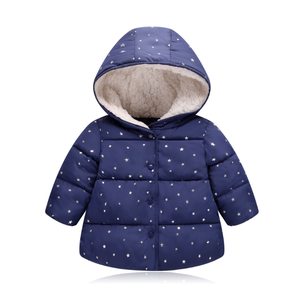 2019 del nuovo della ragazza del cappotto del cotone di autunno e di inverno 1-5 anni dei bambini del cotone di usura dei bambini di cotone piccolo imbottito giacca del vestito del bambino - Product Image 3