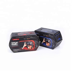 Nhà máy tùy chỉnh Cmyk màu in tái chế 3D VR hộp hộp các tông thực tế ảo 3D kính Kit VR Kính bao bì hộp - Product Image 1