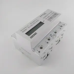 10 (100) EIN 2*120 V/208 V 60 HZ zwei phase drei draht din-schiene KWH Watt stunde din -schiene energie meter LCD display