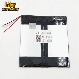 Three lines 30105140 rechargeable 5000 mAh lithium polymer battery <span class=keywords><strong>3</strong></span>,7 V single LiPo cell - Product Image 2