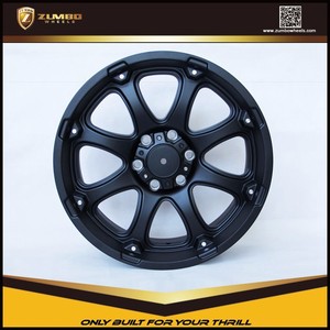 ZUMBO F7502 Semi Mate Coche Negro 20 "Llantas de Aleación - Product Image 1