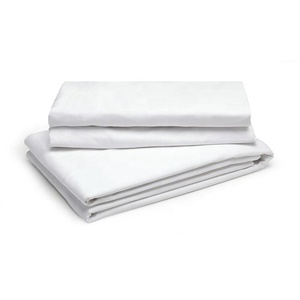 100% di cotone a buon mercato letto di ospedale fogli foglio piatto personalizzato <span class=keywords><strong>per</strong></span> hotel - Product Image 4