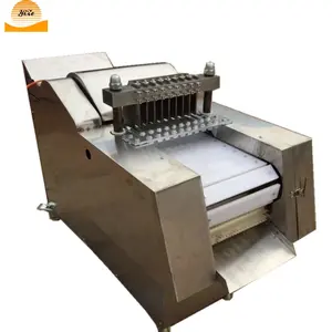 Máquina automática de corte de peixes, cortador de frango fresca, máquina de corte de cubo de frango