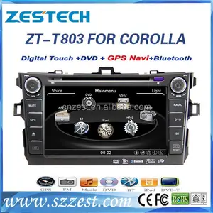 Fm auto sistema radio per toyota corolla verso auto radio cd player con gps/stereo/rubrica/3g/swc/rds/tmc