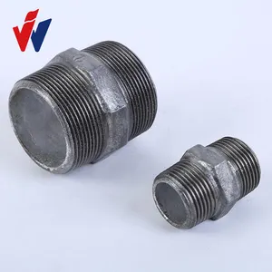 Metal pipe fittings air resistant nipple Malleable Iron Pipe Fittings