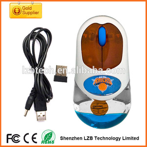 Los mejores regalos usb 2.4g de juego líquido ratón ópticoinalámbrico aqua ratón para juegos, flotante de ratón personalizado - Product Image 1
