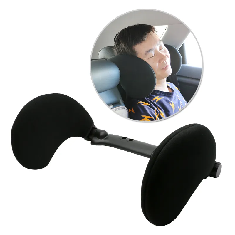 नई डिजाइन समायोज्य वयस्क बच्चे बच्चों नींद नरम कार सिर समर्थन रेस्ट सीट वापस कार headrest और यात्रा गर्दन तकिया यात्रा के लिए