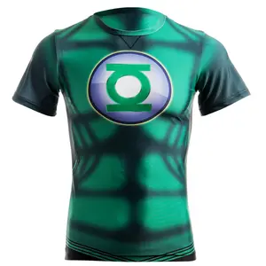 Maglietta con Logo personalizzato per uomo t-shirt lanterna verde Marvel grafica popolare