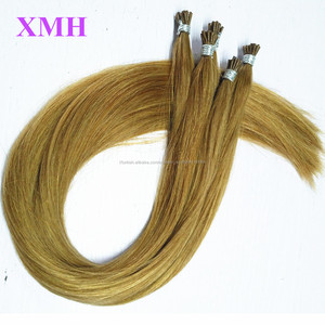 Beyaz kadınlar <span class=keywords><strong>i</strong></span>çin toptan fiyat Brezilyalı <span class=keywords><strong>I</strong></span> ipucu insan saç uzatma - Product Image 1