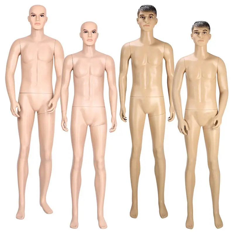 XINJI Fashion Window Display Dummy Realistic Skin Mannequin Male Full Body Mannequin Men