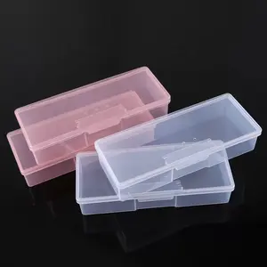 Hete Verkoop Beste Prijs Cosmetische Gezichts Plastic Opbergdoos Make-Up Verwijderaar Katoenen Pads Doos Nagelvijlen Steentjes Verzameldoos