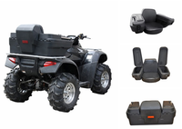 Porte-bagages arrière pour quad, siège inclinable, coffre de rangement, boîte à bagages pour passagers