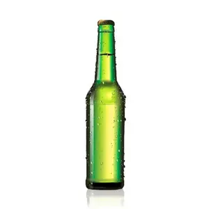 33cl amber yeşil bira şişesi