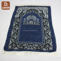Durable Mosque Rug Jacquard Islamic Mats Muslim Prayer Mat