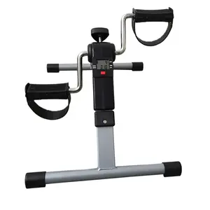 Pedal ejercitador Mini brazo pierna ejercitador bicicleta ciclismo con pantalla LCD y de la resistencia ajustable ciclo de entrenamiento