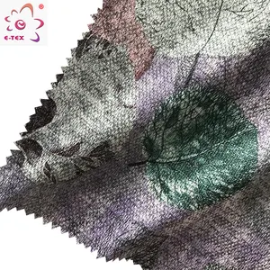 Hot sale tr viscose melange yarn dyed suiting knitted printed spandex fabric from keqiao shaoxing