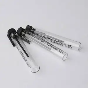 0.5ml 1ml 2ml 3ml Clear Glass Perfume Sampler Vials with PE Stoppers