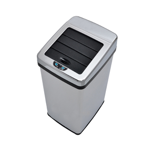<span class=keywords><strong>30L</strong></span> Vuông Swing Top Nắp Nhà Bếp Lớn Kim Loại Thép Không Gỉ Cảm Biến Thông Minh Thông Minh Tái Chế Thùng Rác Với 10 Năm Kinh Nghiệm - Product Image 2
