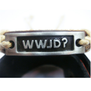 Bracelet en alliage de cuir Vintage Punk <span class=keywords><strong>Rock</strong></span> Strap Bracelet Bracelet ÉCHANTILLON GRATUIT Croire Foi Prière Croix KIB008 - Product Image 5