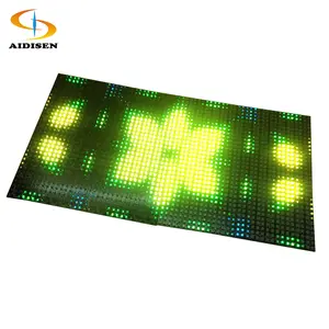 Neuankömmling Adressierbar 16*8cm sk6812 1515 smd rgb P10 flexibles LED-Pixel-Panel