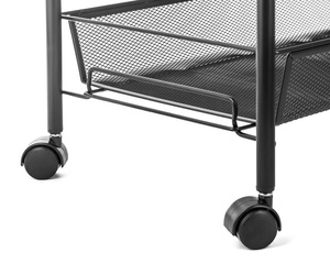 OEM 550-69C à 4 Niveaux En Métal Maille Chariot Utilitaire Roulant Organisateur De Stockage Étagères de Panier Avec Roues Amovibles - Product Image 5