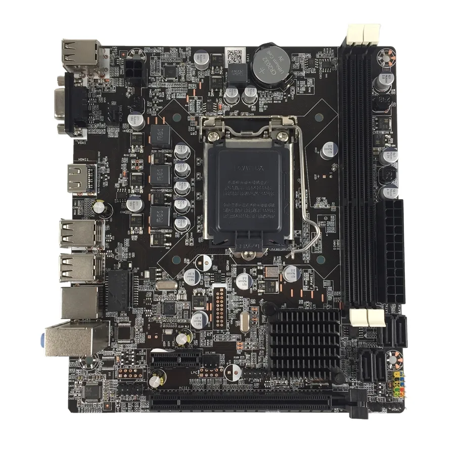 Preço de atacado de alta qualidade de desktop ATX DDR3 16GB LGA1155 H61 motherboard