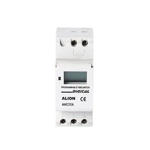 ALION AHC20A Battery Powered Programmable Time Switch Digital Wall Clock Timer Custom