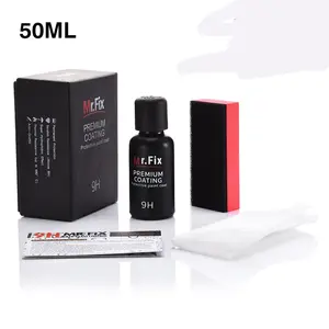 الصانع الأصلي أحدث جودة عالية Mr Fix 9H نانو السيراميك طلاء السيارات طلاء الزجاج السائل 30 مللي 50 مللي أطقم