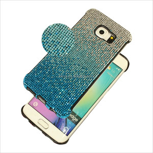 Google último nuevo producto caliente cielo azul Rhinestone caja del teléfono del Diamante Para <span class=keywords><strong>samsung</strong></span> galaxy S6 s7 - Product Image 3